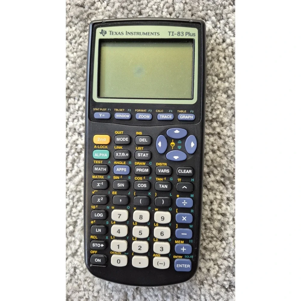 Texas Instruments‎ TI-83 Plus Graphing Calculator w/cover Tested Working